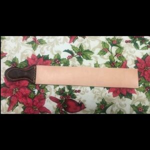 Handmade leather sharpening strop